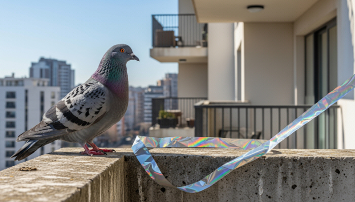 Pigeon keeps coming to the veranda, how to fight it effectively