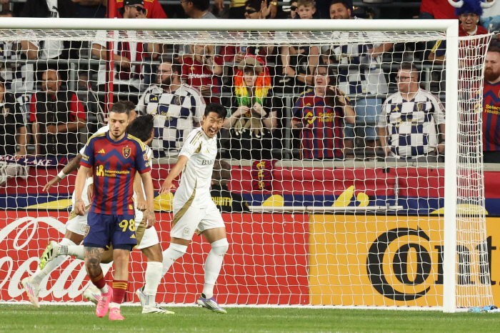 SONTTRICK finally landed in the U.S. → What a terrible player! Son Heung-min, counterattack  medium-range shot  determination. LA FC won 41 against Salt Lake