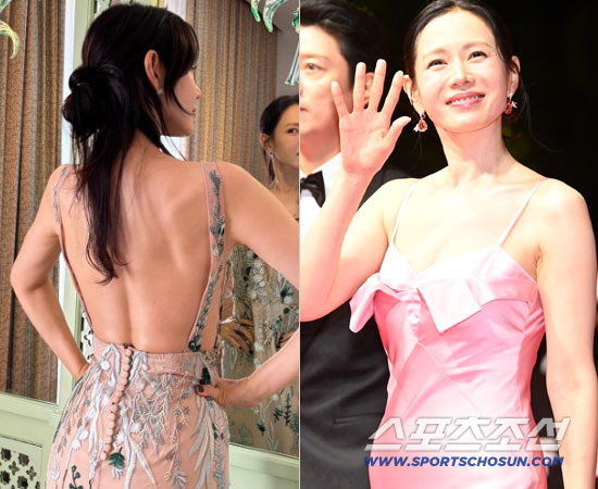 Actresses are all the same. Son Ye-jin, torture red carpet diet chicken breast X exercise only