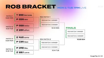 StarCraft's official competition Google Play ASL Season 20 Quarterfinals, Starts on the 22nd