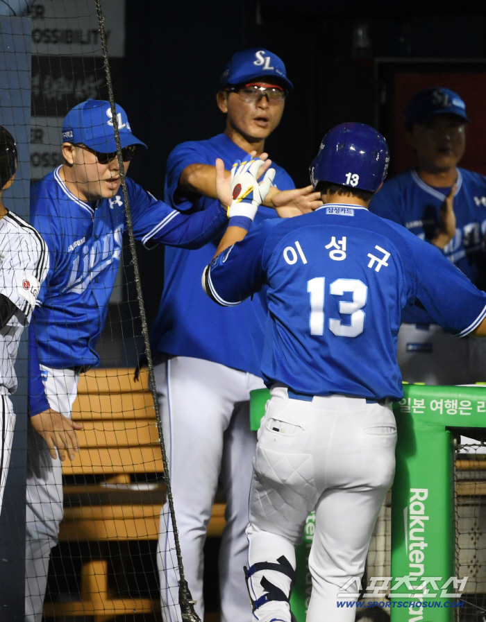 Lee Jae-hyun had four hits, Kim Young-woong and Lee Sung-kyu home run explosion, Samsung 144 wins, LG and Hanwha lost at the same time. Magic Number 5