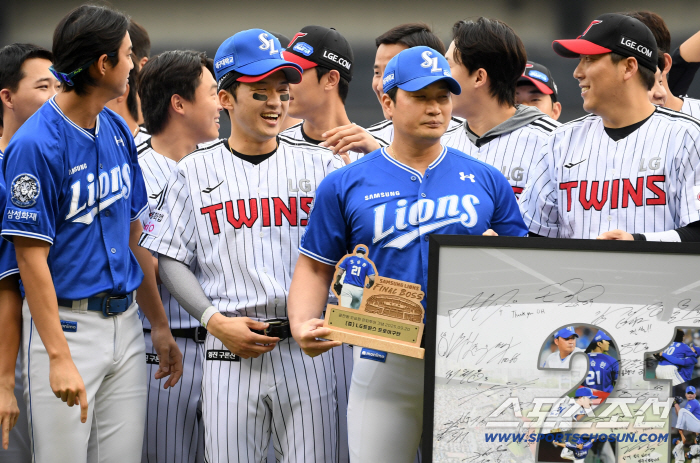  Oh Seung-hwan's retirement tour Park Hae-min dug in among Samsung players