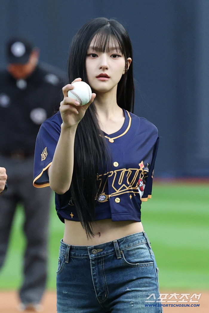  We're at the baseball stadium to throw the first pitch for Kiss of Life