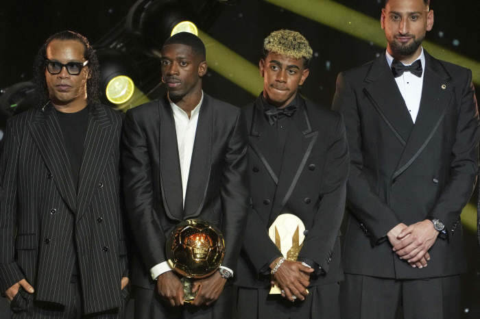 Best star in Europe from gold playing all night...Lee Kang-in's colleague Dembele won the 2025 Ballon d'Or