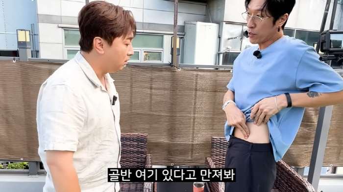 Coyote's back, belly button on your chest?Your body's secret. Your legs are really long