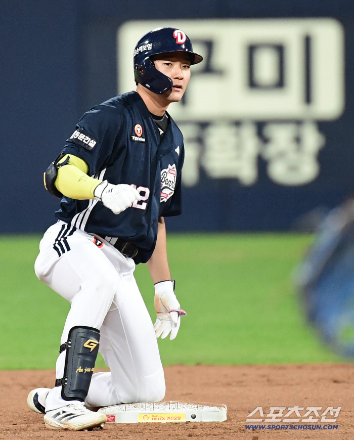  Ahn Jae-seok's first RBI double to take the lead