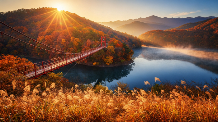 Recommendation of best autumn photo travel destinations near Seoul