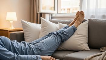 a simple habit of reducing leg swelling