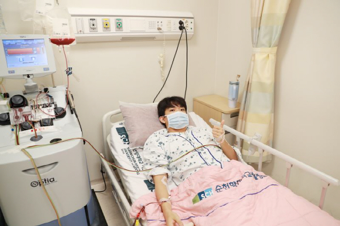 Suncheonhyang University Seoul Hospital Major Donates Hematopoietic Cells to Leukemia Patients...I'm proud of my life-saving work