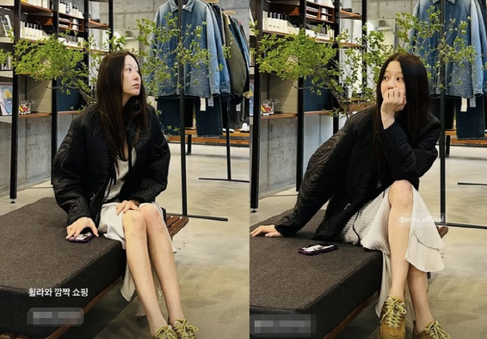 You said you couldn't recognize Ko Hyun-jung's recent situation captured at the department store, but you still look like a celebrity