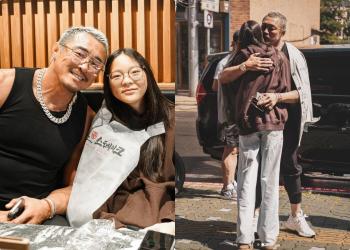Choo Sung-hoon, thank you for shining my life with my daughter, Sarang, who grew as tall as my dad