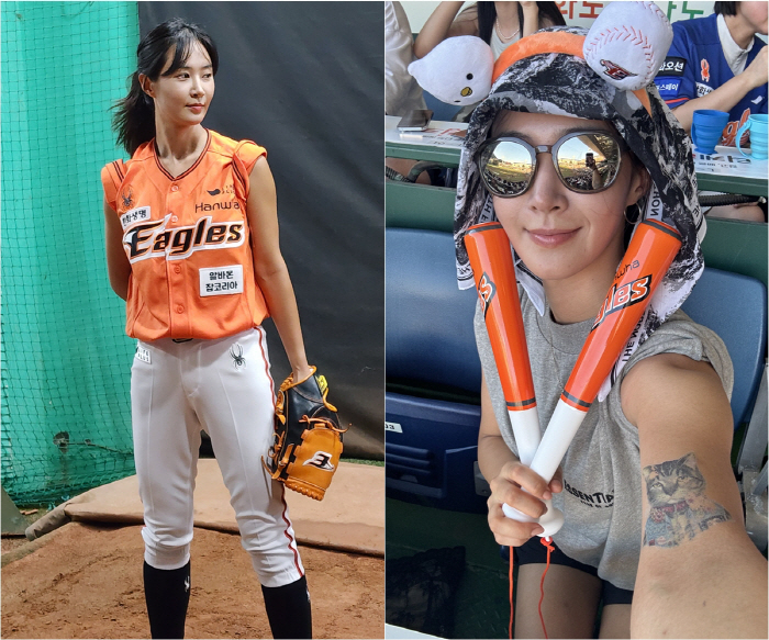 Hanwha's winning fairy Kwon Yu-ri, Jin Fan Zone 2...Are you giving me the energy to win again