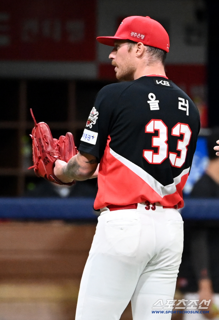 KIA's largest ever KKKKKKKKKK Aller's contract renewal demonstration prevented him from eliminating the semifinals...Kiwoom's 90th loss 