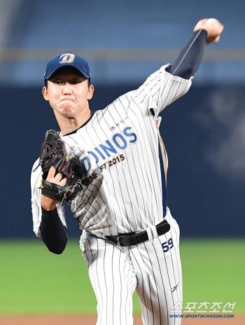  Powerful pitch to NC Koo Chang-mo's victory