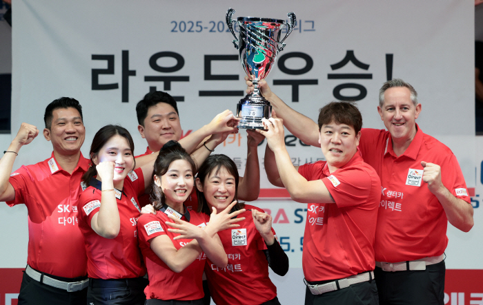 Team Kang's Resurrection SK Rent-a-Car and NH Nonghyup Card will win the championship side by side...The record of players was poured in, too