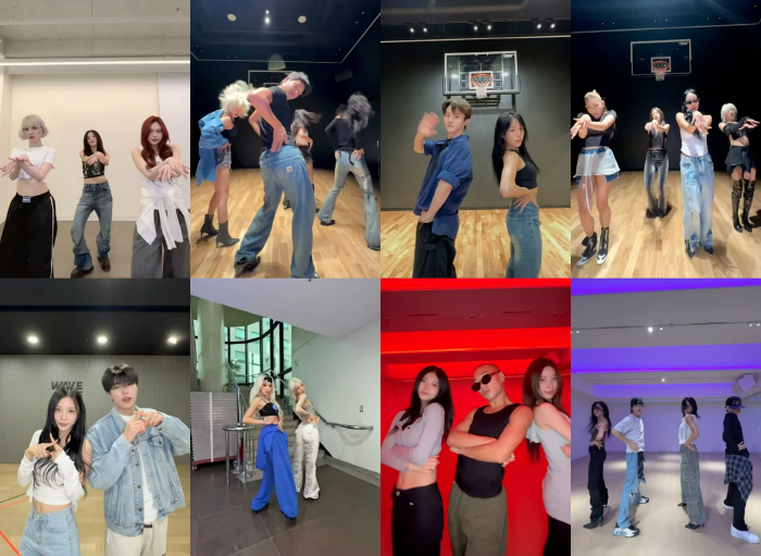 Bad villain, dance challenge burst...Jebewon → thriller craze even with WJSN