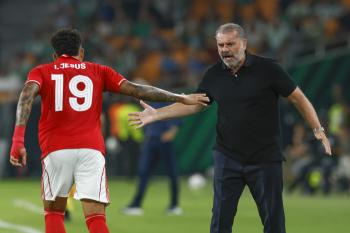 Defeated Moo, 10→12→22 Postecoglou failed again for the first time, and the UEL went out after 127 days of winning...Two goals Jesús makes it big, one goal, one assist, Antony's ankle