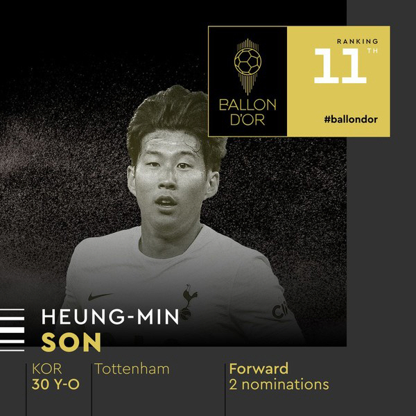 How did a Korean come in 11th place in the Ballon d'Or? Local media re-examined Son Heung-min's milestone three years ago