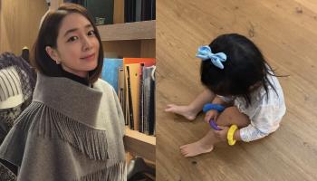 Lee Byung-hun ♥ Lee Min-jung broke her heart to her daughter who was sick from a cold, the sickest day of her 21 months of life