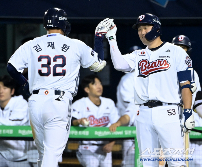 LG, are you thankful? One roof, two families laughed...Doosan also has a 10-win pitcher! Successfully added red pepper powder to Hanwha. 