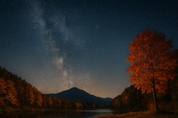 A trip to see the stars on an autumn night, 5 recommended attractions