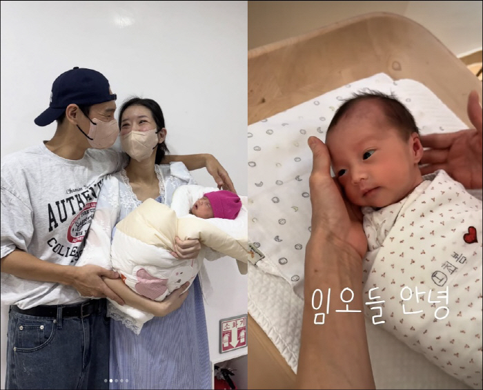 Emergency Birth Kim Ji-hye Finally Revealed After Being Discharged from the Intensive Care Unit...His facial features are already clear