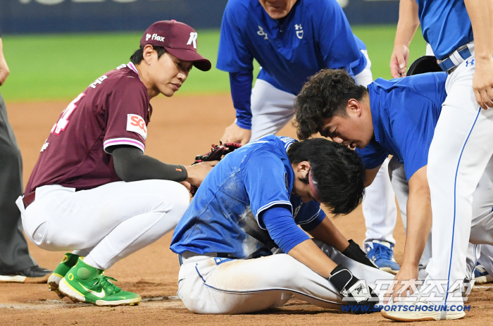 He's batting .400 with three home runs and a fire...The part where I had surgery last year... The head coach who was dizzy... 