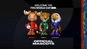 MousseJaguarEagle World Cup Mascot Reborn...FIFA unveils 3-piece North and Central America W mascot set