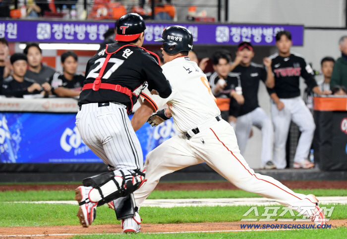 Roh Sihwan, if you just tagged him...1st place? No way! Hanwha, Austin catch LG for first time and chase 2.5G car 