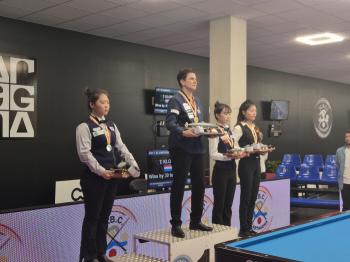 Two podiums are from Korea! K Power, Kim Ha-eun, 2nd place Choi Bom, who shook the World Women's 3 Cushion Championship, performed well as tied for 3rd place