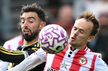  Manchester United's shock defeat! Even Bruno PK missed out. Brentford 31 United