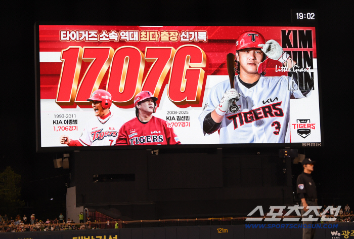 KIA's Kim Sun-bin, Son of the Wind, is over Lee Jong-beom! Tigers' franchise record for most business trips
