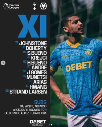  Hwang Hee-chan's starting lineup against Wolverhampton and Tottenham was announced