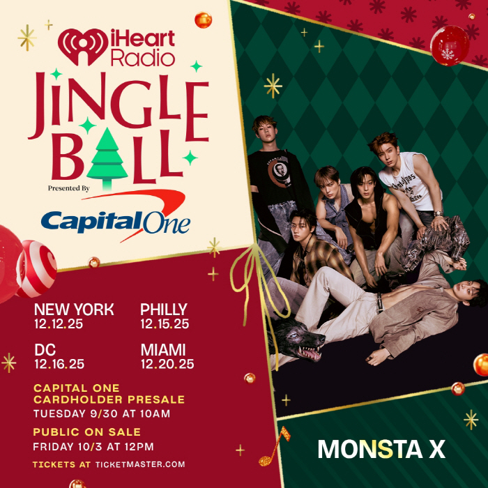 MONSTA X Returns to U.S. Jingle Ball Tour for Fourth Time