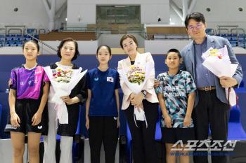 Thanks to Chairman Cho Yang-ho's legacy and Kim Ji-yu's heartfelt thank-you letter from Ilwoo Bae, the No. 1 elementary school player in the table tennis competition