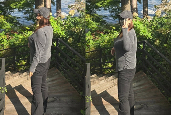 Satire, you lost 17kg and your legs are crazy..I was surprised by my half-body