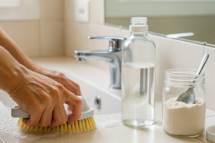 Cleaning the bathroom. How to do it without effort