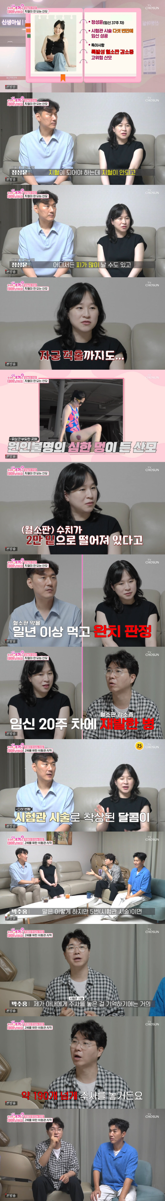 Park Soo-hong ♥ Kim Daye got more than 190 in vitro injections. I'm so precious (baby)