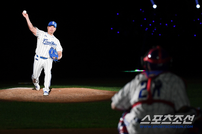  Oh Seung-hwan's last pitch, catcher Kang Min-ho