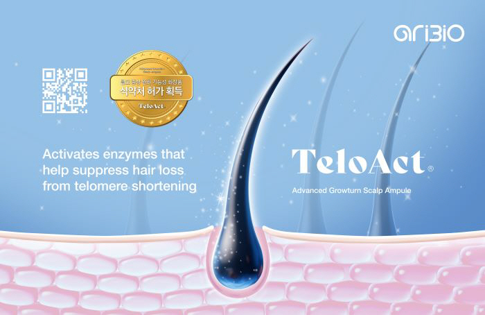 AriBio TeloAct Acquires Hair Loss Functional Cosmetics Permission from the Ministry of Food and Drug Safety...12 Overseas Countries Prepare Patents