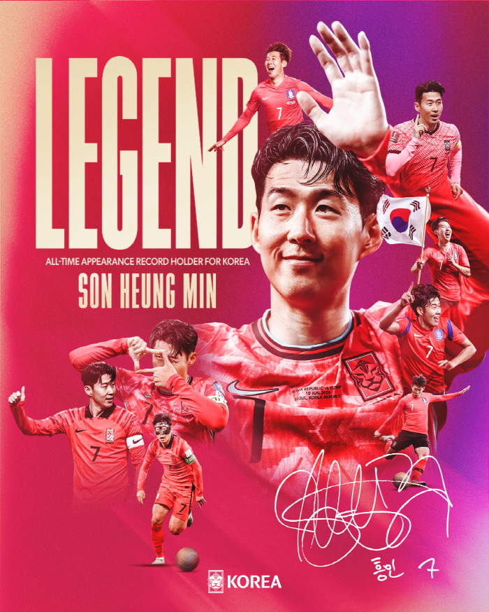 From Cha, To. Son Heung-min, celebrating the most appearances in 137 A matches against Paraguay...Director Cha Bum-keun himself delivers commemorative uniforms