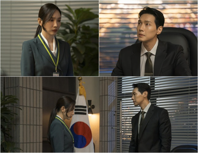 Ji Hyun-woo and Lee Min-young look at the ice...'First Lady' Prelude to Power War