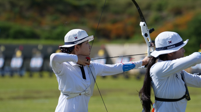  Archery Nam Soo Hyun, pull it hard