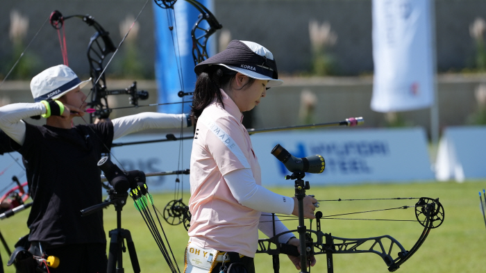  Archery Oh Yoo Hyun, carefully