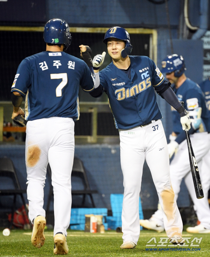  Kim Juwon, Park Gunwoo, thumbs up