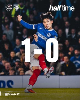 It finally popped! Yang Min-hyuk, fantastic volley → Portsmouth debut goal explosion!To the highest rating  MOM