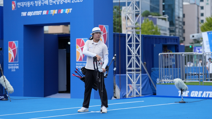  Archery Kim Siyeon, get rid of her laughter