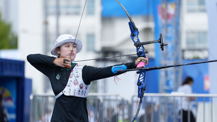  To the final round of archery Kim Na-ri