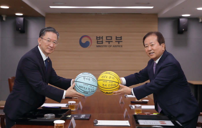 WKBL Signs Business Agreement With Correctional Headquarters of the Ministry of Justice...Operation of personalized sports programs for women, boys, and the disabled