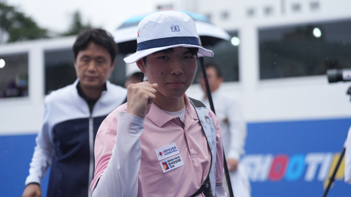  Chung Mong-gu's son Park Joo-hyuk to play in the semifinals of the recurve